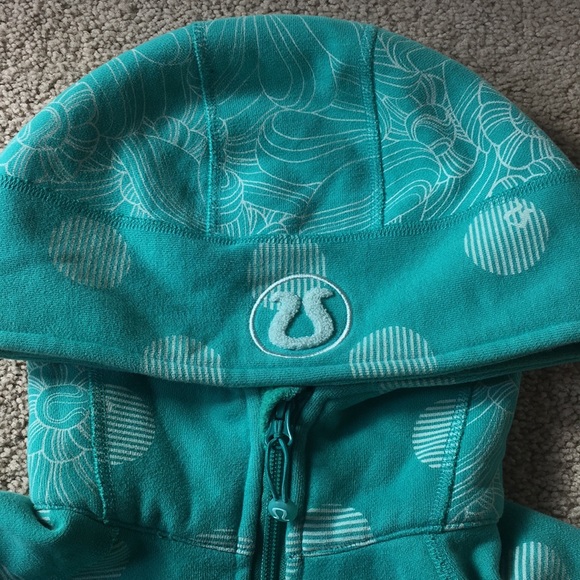 Lululemon scuba hoodie aqua - Picture 3 of 4